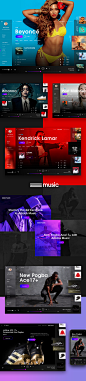 Adidas Music Concept : A design concept for an Adidas music platform