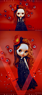 【完售展示】Noise doll 红罂粟主题Blythe小布成品改娃-淘宝网