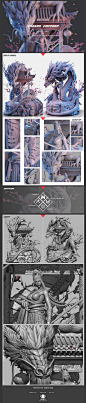 【学员作品】韩思桐--《青龙帝君》 学员：韩思桐 班级：巧课力CGmomo模型班线下17期 作品名：《青龙帝君》 学员临摹作品：零基础角色雕刻阶段作业 所用软件：Maya、ZBrush、Marvelous Designer、keyshot 制作时间：5-6周 学员临摹作品，不用于商业用途，如有涉及侵权，请私信！