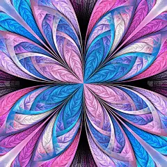 美丽的五彩斑斓的花纹.你可以用它来做彩色玻璃窗，瓷砖，马赛克，陶瓷，笔记本封面，电话箱，明信片，卡片