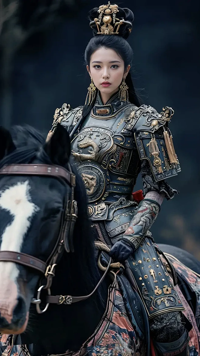 我本无心惹惊鸿，奈何惊鸿入我心！巾帼怎让须眉，女将英雄壁纸！图片_酷炫铠甲兵器图片素材-花瓣网