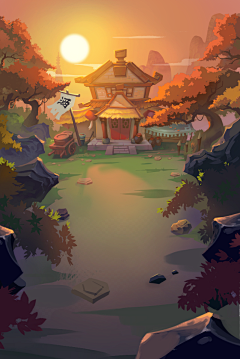 南果离采集到场景