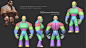 Block-Out Student Gallery : This is the character block-out student gallery for 3d Character Workshop