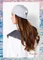 【青集站】都市文艺青年银色灰色街头杂志款嘻哈帽ma-su006 原创 设计 新款 2013
