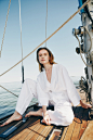 clothes Collection dress lifestyle linen mood natural summer water yacht