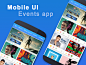 Mobile UI Events Application