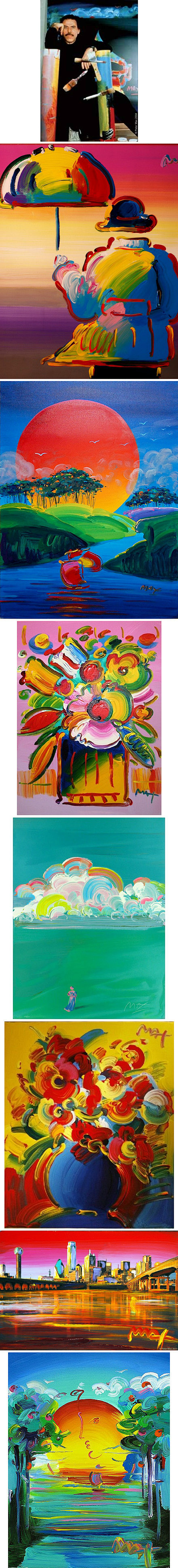 插画家园美国波普艺术家Peter Max...