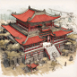 中式建筑设计——道观