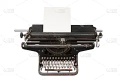 打字机,40-80年代风格复兴,办公室,贺卡,古董,重的,水平画幅,档案,古老的,古典式