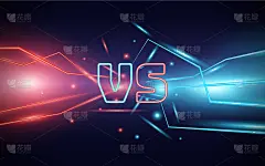 图标与插图背景的符号。霓虹灯的抽象发光概念。