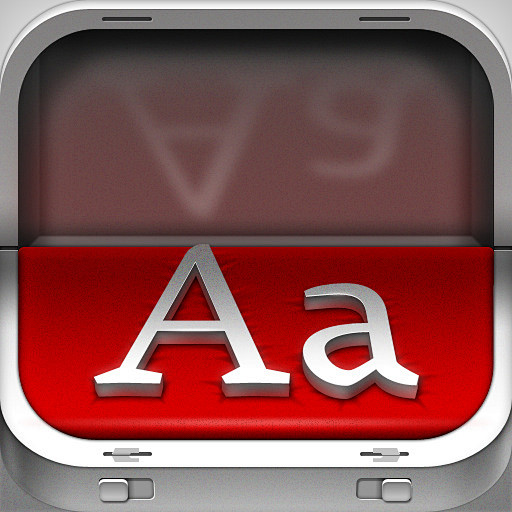 的Fontcase iOS应用程序图标设...