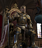 The 15th century king, Gunwoo Kim : Hello, my personal work has been completed, so I will upload it for the first time.
The theme was the king of the 15th century gothic era, and I worked with 3d max, substance, and v-ray.

We'll see you again soon with m