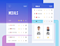 Olympic ranking UI design : View on Dribbble