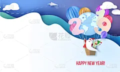 圣诞老公,2019,小精灵,新年前夕,贺卡,折纸工艺,请柬,事件,设计,问候