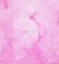 水彩淡粉色背景画。水彩画柔和的紫红色背景。纸上的污渍，手绘的。