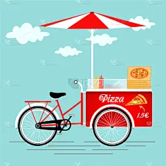 商务,热,咖啡,食品,狗,自行车,甜点心,休闲,站,复古