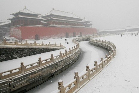 【雪中故宫】一场雪，宛如大地在呼唤，祈求...