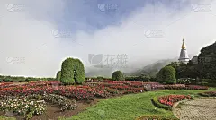 彩花宝塔景观
