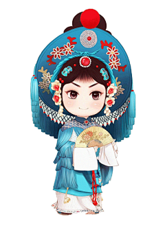 枯木cinder采集到京剧-国粹插画