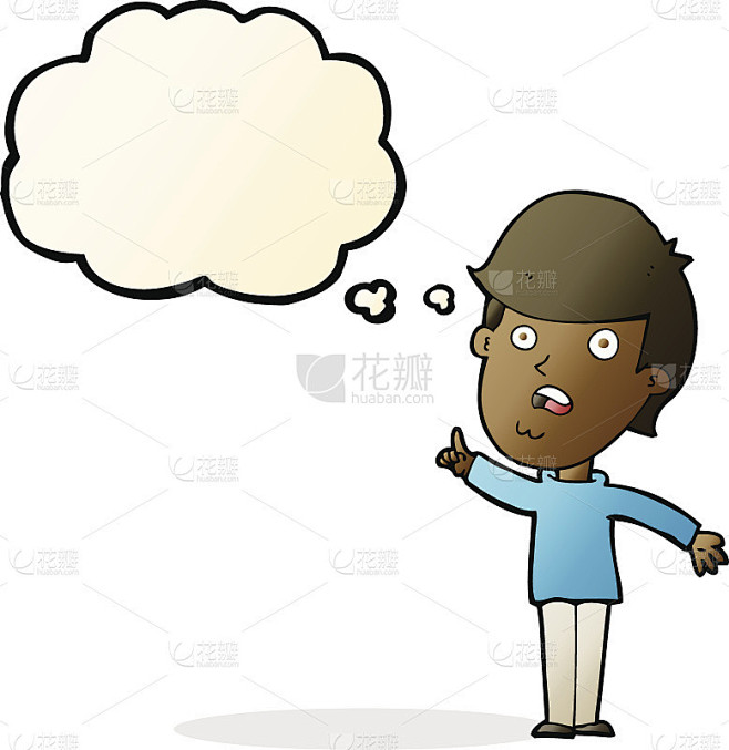 卡通人用思想泡泡问问题