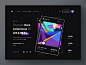 NFT LandingPage - Dark Version blockchain card crypto cryptocurrency design header landing landing page nft nft dashboard nft market nft marketplace nft web token trend ui uidesign uiux web design website