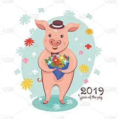 2019年猪年贺卡