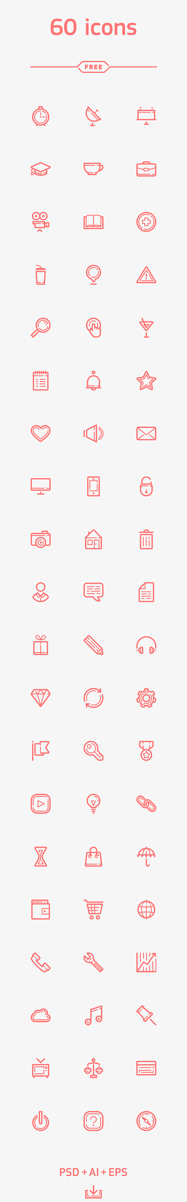 60 free icons : It's...