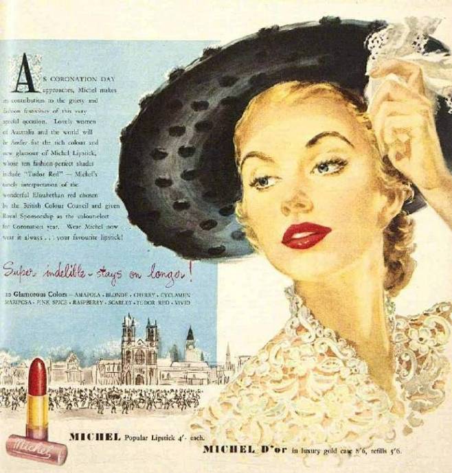 50年代化妆品海报 ​​​​
