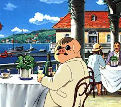 搜狗壁纸里的  红猪