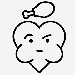 暴食资本恶习七宗罪图标_88ICON https://88icon.com 暴食 资本恶习 七宗罪 饥饿 心脏 食物 脂肪 饮食 鸡腿