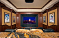 South Charlotte traditional-home-theater