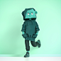 Urban Wildlife - 3D Character Design : This project is an exploration of 3D character design and digital clothing to create a small collection of photographies about the colorful inhabitants of the city.