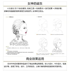 笔尖上的女神 手绘插画教程书插画集 时尚插画手绘技法插画素材书 商业广告人物插画设计绘制技巧教材书籍 绘画技法大全插画集艺术-tmall.com天猫