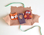 These finger puppets are a perfect gift for little ones to sew :)
