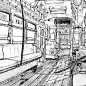 #插画# #创意漫话家# #美图速报# 
分享：画师『mateusz_urbanowicz』的手绘黑白插画作品 ​​​​