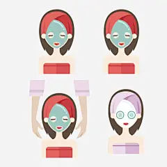 矢量手绘女性脸部美容保养素材_新图网 https://ixintu.com 脸部保养 女性美容 脸部美容 女性保养 高清png png图片 免费png下载 png图库