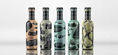 图腾插画｜希腊风情饮料包装设计-古田路9号-品牌创意/版权保护平台
