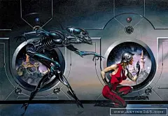 欧美浪漫派科幻插画大师：Boris Vallejo #采集大赛#