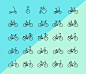各式各样的自行车图标套装下载[For Ai] #APP# #iOS# #UI#