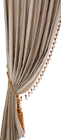 Striped Silk Curtains, Set of 2, 100"x96" traditional-curtains