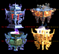 游戏法宝素材 8组鼎炉神器神兵法宝传奇素材PNG序列帧-fb232-淘宝网