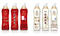 Milk Tea New Semester CAMPAIGN : Background / The collections of three taste milk tea have updated ingredients,so they need redesign the cover of the bottles,including the Primary Milk tea Classical RED One,Condensed milk tea WHITE ONE and the Walnut milk