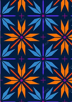 蓝色和橙色棱型背景 免费下载 页面网页 平面电商 创意素材