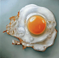 #创意早上好#还没吃早饭的筒子们慎点啊！Tjalf Sparnaay 美食油画作品，这是真的是油画？你不要骗我· ··