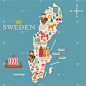 瑞典,符号,旅游目的地,面具,船,王冠,城市,欧洲,设计
