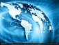蓝色商务网络科技地球高清图片 - 素材中国16素材网