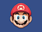 Super Mario Headshot : It's a Mario, headshot, in glorious 8bit pixels.