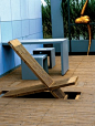 a literal deck chair - architectural detail
