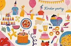 设计美学超话 Lidl波兰家庭厨师手册
与Lidl Poland合作制作的家庭厨师用书的各种插图。 #设计##插画# ​​​​