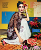 Frida Kahlo风格时尚杂志大片